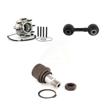 Front Hub Bearing Lower Ball Joint Link Kit For 2008-2010 Ford F-350 Super Duty F-250 4WD K7T-101890