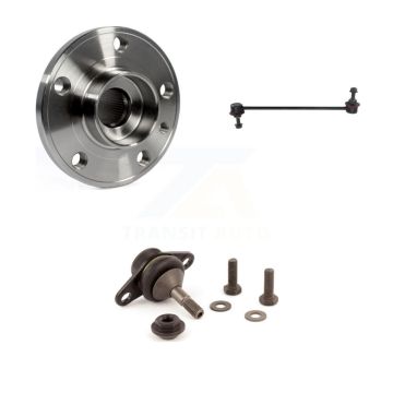 Front Hub Bearing Lower Ball Joint & Sway Bar Stabilizer Link Kit For 2008-2009 Volvo V70 K7T-101910