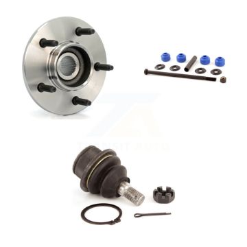 Front Hub Bearing Lower Ball Joint Sway Bar Link Kit For Ford F-150 4WD with 2-Wheel ABS K7T-101945