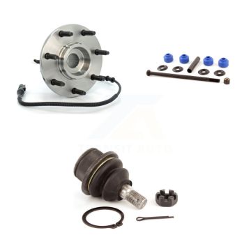 Front Hub Bearing Lower Ball Joint Link Kit For Ford F-150 Heritage 4WD with 4-Wheel ABS K7T-101948