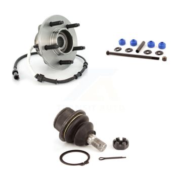 Front Hub Bearing Lower Ball Joint Link Kit For Ford F-150 Heritage 4WD with 4-Wheel ABS K7T-101949