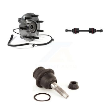 Front Hub Bearing Lower Ball Joint And Sway Bar Link Kit For Ford F-150 With 7 Lug Wheels K7T-101986