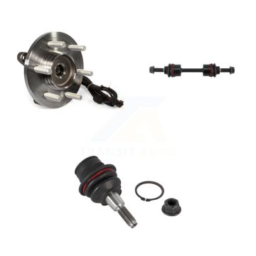 Front Hub Bearing Assembly Lower Ball Joint & Sway Bar Stabilizer Link Kit For Ford F-150 K7T-101990
