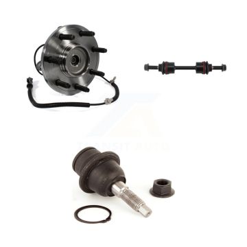 Front Hub Bearing Assembly Lower Ball Joint & Sway Bar Stabilizer Link Kit For Ford F-150 K7T-101996