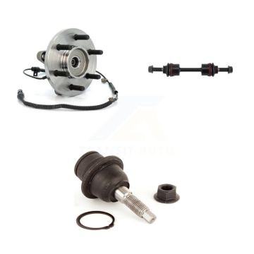 Front Hub Bearing Assembly Lower Ball Joint & Sway Bar Stabilizer Link Kit For Ford F-150 K7T-101997