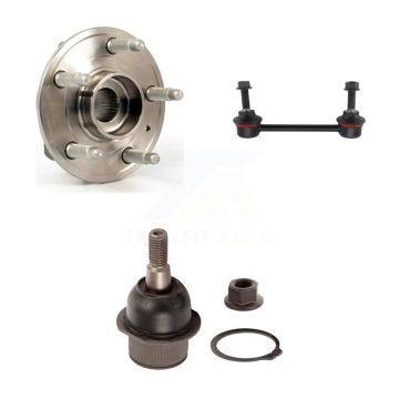 Front Hub Bearing Assembly Lower Ball Joint Sway Bar Stabilizer Link Kit For Cadillac CTS K7T-102014