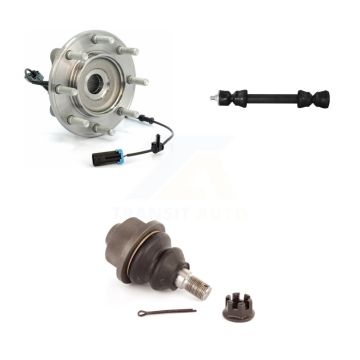 Front Hub Bearing Lower Ball Joint & Link Kit For GMC Sierra 3500 HD Chevrolet Silverado K7T-102039