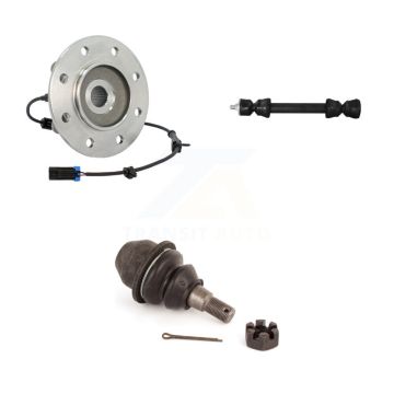 Front Hub Bearing Lower Ball Joint & Sway Bar Link Kit For 1996-2000 K3500 Chevrolet GMC K7T-102044