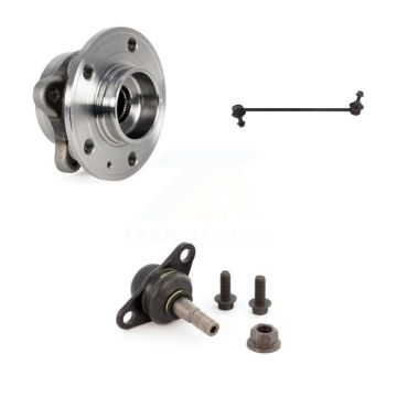 Front Hub Bearing Assembly Lower Ball Joint & Sway Bar Stabilizer Link Kit For Volvo XC90 K7T-102056