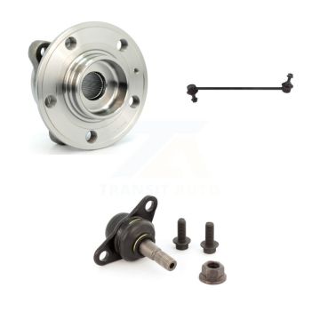 Front Hub Bearing Assembly Lower Ball Joint & Sway Bar Stabilizer Link Kit For Volvo XC90 K7T-102058