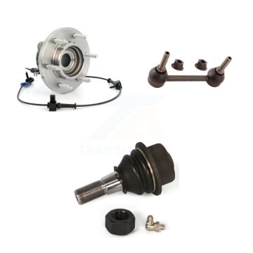 Front Hub Bearing Lower Ball Joint & Sway Bar Stabilizer Link Kit For 2006-2008 Hummer H3 K7T-102060