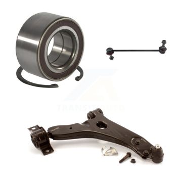 Front Right Bearing Lower Control Arm with Ball Joint & Sway Bar Link Kit For Ford Focus K7T-102188