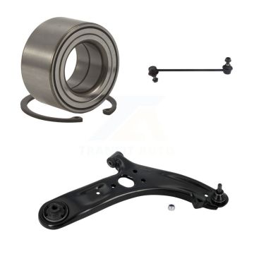 Front Right Bearing Lower Control Arm w/ Ball Joint Link Kit For 2012-2017 Hyundai Accent K7T-102210