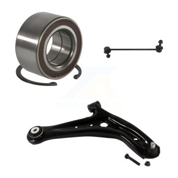 Front Right Bearing Lower Control Arm with Ball Joint & Sway Bar Link Kit For Ford Fiesta K7T-102211