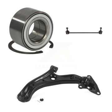 Front Left Bearing Lower Control Arm with Ball Joint And Sway Bar Link Kit For Honda Fit K7T-102336