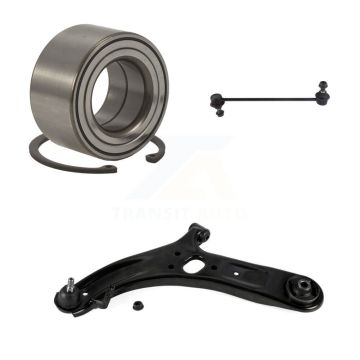 Front Left Bearing Lower Control Arm w/ Ball Joint Link Kit For 2012-2017 Hyundai Accent K7T-102365