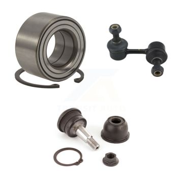 Front Left Wheel Bearing Lower Ball Joint Sway Bar Stabilizer Link Kit For Hyundai Accent K7T-102379