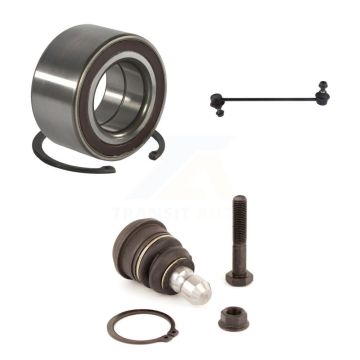 Front Wheel Bearing Lower Ball Joint & Sway Bar Stabilizer Link Kit For 2012-2017 Kia Rio K7T-102413