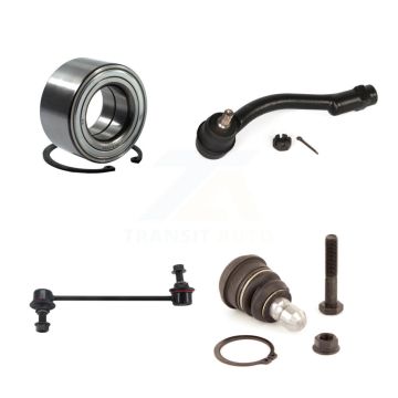 Front Left Wheel Bearing Lower Ball Joint Outer Tie Rod & Link Kit For 2010-2013 Kia Soul K7T-102558