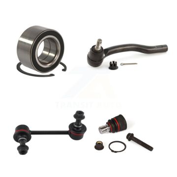 Front Left Wheel Bearing Lower Ball Joint Outer Tie Rod Link Kit For 2007-2012 Mazda CX-7 K7T-102569