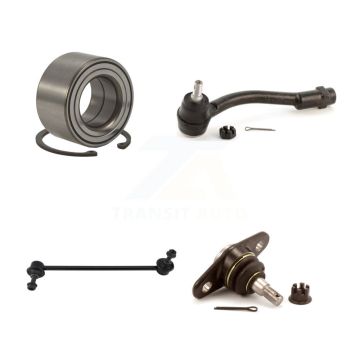Front Left Bearing Lower Ball Joint Outer Tie Rod End Link Kit For 2006-2011 Kia Rio Rio5 K7T-102574