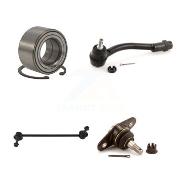 Front Left Bearing Lower Ball Joint Outer Tie Rod & Sway Bar Link Kit For Hyundai Accent K7T-102577