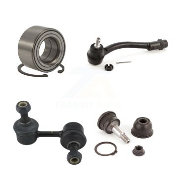 Front Left Bearing Lower Ball Joint Outer Tie Rod & Link Kit For Hyundai Accent Hatchback K7T-102578