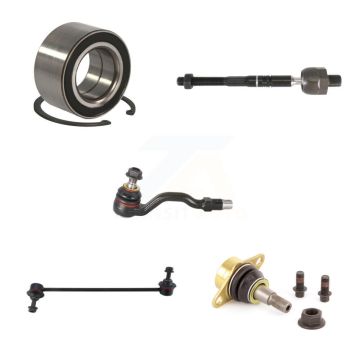 Front Left Wheel Bearing Lower Ball Joint Outer Inner Tie Rod & Link Kit (5Pc) For BMW X3 K7T-102585