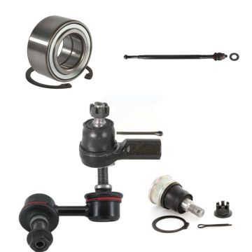 Front Left Wheel Bearing Lower Ball Joint Tie Rod Link Kit (5Pc) For Honda Civic Acura EL K7T-102589