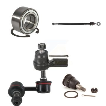 Front Left Bearing Lower Ball Joint Outer Inner Tie Rod & Link Kit (5Pc) For Honda Civic K7T-102590