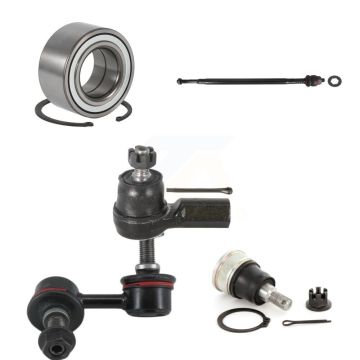 Front Left Bearing Lower Ball Joint Outer Inner Tie Rod & Link Kit (5Pc) For Honda Civic K7T-102591