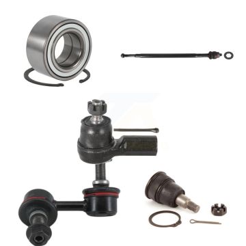 Front Left Bearing Lower Ball Joint Outer Inner Tie Rod & Link Kit (5Pc) For Honda Civic K7T-102592
