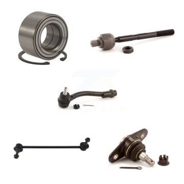 Front Left Bearing Lower Ball Joint Tie Rod End Link Kit (5Pc) For 2006-2011 Kia Rio Rio5 K7T-102598