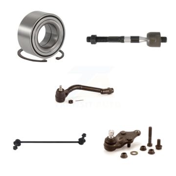 Front Left Bearing Lower Ball Joint Tie Rod End Link Kit (5Pc) For Kia Optima GAS engine K7T-102600