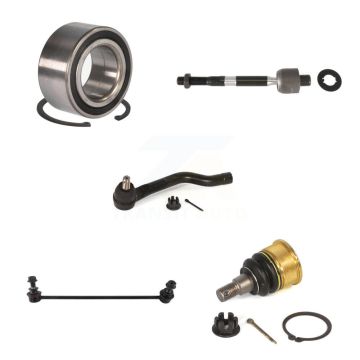 Front Left Bearing Lower Ball Joint Tie Rod End Link Kit (5Pc) For Honda Accord Acura TLX K7T-102602