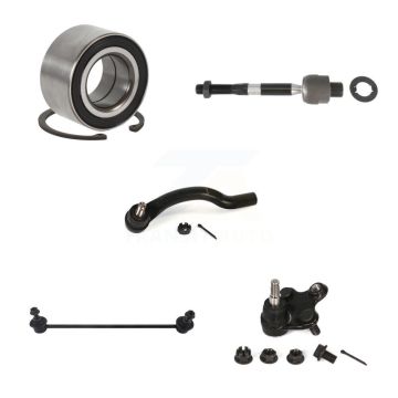 Front Left Bearing Lower Ball Joint Tie Rod End Link Kit (5Pc) For Honda Civic Acura ILX K7T-102604