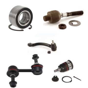 Front Left Wheel Bearing Lower Ball Joint Tie Rod & Link Kit (5Pc) For 2004-2006 Acura TL K7T-102607