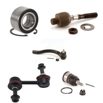 Front Left Bearing Lower Ball Joint Outer Inner Tie Rod & Link Kit (5Pc) For Honda Accord K7T-102609