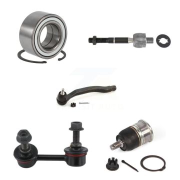 Front Left Bearing Lower Ball Joint Tie Rod & Link Kit (5Pc) For Honda Accord Acura TL CL K7T-102615