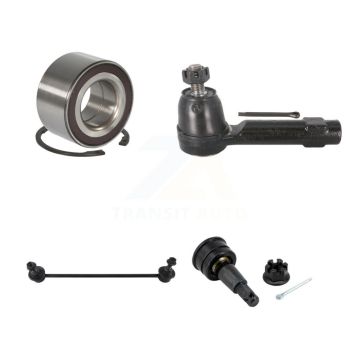 Front Left Wheel Bearing Lower Ball Joint Outer Tie Rod Link Kit For 2007-2008 Honda Fit K7T-102620