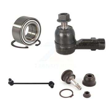 Front Left Bearing Lower Ball Joint Outer Tie Rod Link Kit For 03-08 Hyundai Tiburon 2.0L K7T-102622