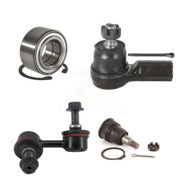 Front Left Wheel Bearing Lower Ball Joint Outer Tie Rod Sway Bar Link Kit For Honda Civic K7T-102629