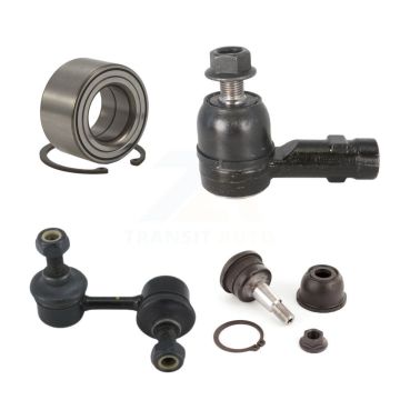 Front Left Bearing Lower Ball Joint Outer Tie Rod & Link Kit For 2000-2005 Hyundai Accent K7T-102636