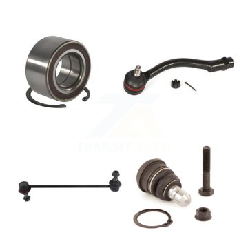 Front Left Wheel Bearing Lower Ball Joint Outer Tie Rod End Sway Bar Link Kit For Kia Rio K7T-102652
