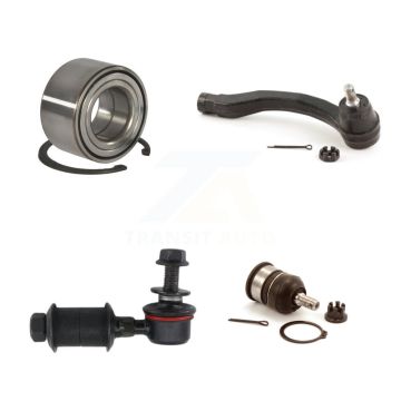 Front Left Wheel Bearing Lower Ball Joint Outer Tie Rod & Sway Bar Link Kit For Acura EL K7T-102654