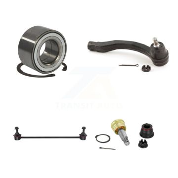 Front Left Wheel Bearing Lower Ball Joint Outer Tie Rod & Sway Bar Link Kit For Honda Fit K7T-102661