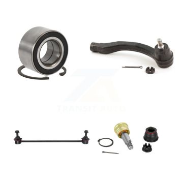 Front Left Wheel Bearing Lower Ball Joint Outer Tie Rod & Sway Bar Link Kit For Honda Fit K7T-102662