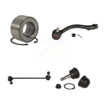 Front Left Bearing Lower Ball Joint Outer Tie Rod & Sway Bar Link Kit For Hyundai Accent K7T-102673