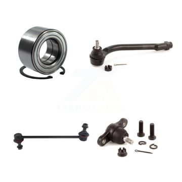Front Left Bearing Lower Ball Joint Outer Tie Rod Link Kit For Hyundai Elantra Kia Forte K7T-102678