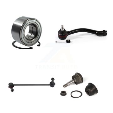 Front Left Bearing Lower Ball Joint Outer Tie Rod End Link Kit For Kia Forte Forte5 Koup K7T-102681
